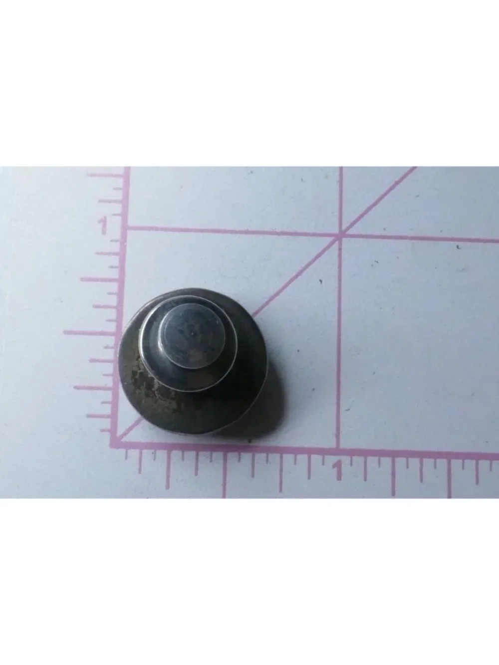 Vintage Mid Century Modernist Sterling Agate Tie Tac Signed Adin For Lenard Ster